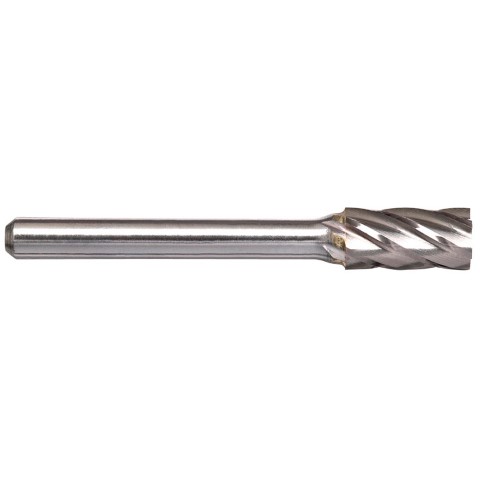 ALPHA CARBIDE BURR CYLINDRICAL END CUT 1/2 INCH - ALUMINIUM CUT